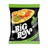 Лапша быстрого приготовления "Big Bon ".Курица + соус Сальса, 75г. 5шт