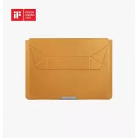 Чехол Uniq Oslo 2-IN-1 Laptop Sleece With Built-In Smart Stand Mustard для ноутбуков до 14" горчичный OSLO(14)-MUSTARD