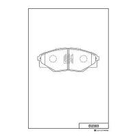 KASHIYAMA D2303 (044650K290) колодки тормозные передние