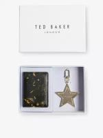 Подарочный набор Ted Baker: брелок со звездой и визитница из искусственной кожи