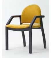 Стул-кресло Джуно 2.0 черный / желтый