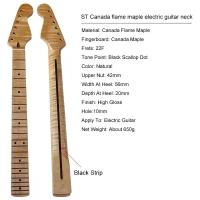 Гриф для электрогитары Stratocaster, кленовый, 22 лада, Bestwood ST M20 High Gloss
