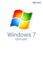 Microsoft Windows 7 Ultimate SP1 (Максимальная), Бессрочный лицензионный онлайн ключ активации, русский язык