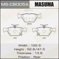 MASUMA MSC8005A Колодки SUBARU IMPREZA, LEGACY, OUTBACK, XV