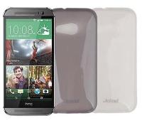 Силиконовый чехол HTC One M8 mini черный прозрачный