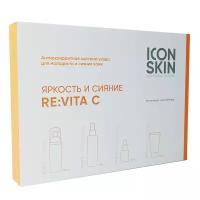 Набор для сияния и молодости кожи (пенка 50 мл + тоник 50 мл + сыворотка 15 мл + крем 20 мл) Re:Vita C trial size