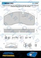 FO675181PRO тормозные колодки WVA29095 с р к перед зад дисковый тормоз Knorr SB SN 6 MB SAF