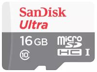 Micro SD 16GB SanDisk Class 10 Ultra 80MB/s (SDSQUNS-016G-GN3MN)