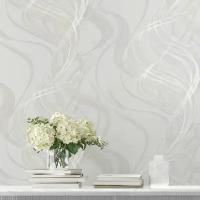 Виниловые обои WallSecret Silk 8778-24 светло-серые 1,06х10,05 м