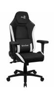 Кресло Aerocool Crown Leatherette Black White