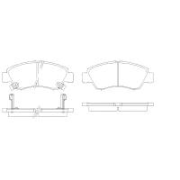 PATRON PBP777 (04650SAA900 / 06450S2G000 / 06450S2GJ00) колодки тормозные дисковые передн Chrysler (Крайслер) Voyager