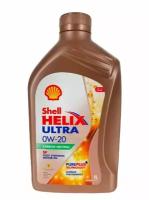 Оригинальное моторное масло SHELL HELIX ULTRA SP 0W20 (1л)