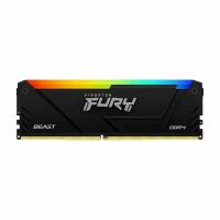 Модуль памяти Kingston 16GB DDR4 3200MHz DIMM FURY Beast Black RGB XMP (KF432C16BB2A/16 )