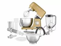 Планетарный кухонный комбайн Sencor Stand Mixer Metallic STM 7877CH 1000 Вт, коричневый