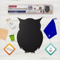 Доска на холодильник магнитно-меловая Brauberg Baby Owl 30х40 см 237842 (1)