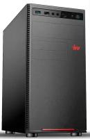 Системный блок iRu Home 310H5SE MT i3-10100 (3.6) 8Gb 1Tb 7.2k SSD240Gb UHDG 630 Free DOS GbitEth 400W черный