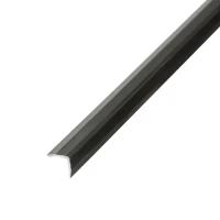 Уголок равнополочный лука черный глянец 2700х10х1,5 мм