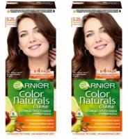 Краска для волос Garnier, Color Naturals, 5.25 Горячий шоколад, 110 мл. 2 шт