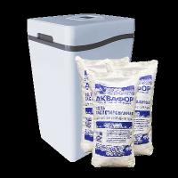Комплект «Фильтр Аквафор Waterboss S (WS/A) 800 - умягчитель для воды (1,6 м³/ч) + 3 мешка соли по 25 кг»