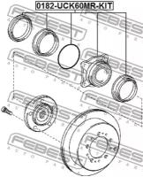 ступица в сборе с подшипником FEBEST 0182UCK60MRKIT