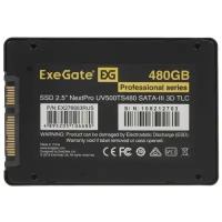 Жёсткий диск 480Gb SSD ExeGate Next Pro Series {2.5", SATA3.0, 500/570MB/s} [EX276683RUS]