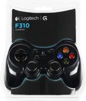 Геймпад Logitech F310 синийчерный USB 940-000138