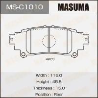 Колодки тормозные MASUMA MSC1010 04466-30300,04466-30330,04466-47050,04466-47051 MASUMA MSC1010 | цена за 1 шт