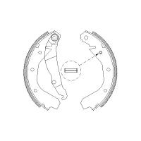 STELLOX 099 100-SX (099100_SX / 1605042 / 1605056) колодки барабанные\ Opel (Опель) kadett / ascona 1.2-2.0 / 1.5d-1.7d 79-94