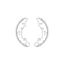 PATRON PSP568 (04797673 / 0K5522638Z / 0K56A2638Z) колодки тормозные барабанные chrysler: caravan 95-00, Voyager (Вояджер)