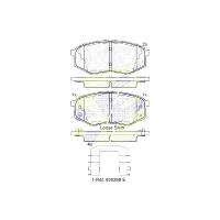 ICER 182094 (581011KA00 / 581012SA00 / 581013SA25) колодки дисковые передние\ tucson / ix35 2.0 / 2.4 / 2.0crdi 10