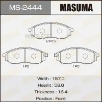 MASUMA MS-2444 Колодки дисковые MASUMA (1/8) MASUMA MS2444