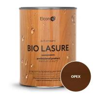 Пропитка для дерева водоотталкивающая Elcon Bio Lasure, 0,9 л, орех