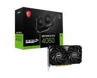 Видеокарта MSI RTX 4060 VENTUS 2X BLACK 8G NVIDIA GeForce GDDR6 2490/17000 HDMIx1 DPx3 HDCP Ret