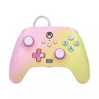 Геймпад проводной PowerA для Xbox One/Series/PC (Pink Lemonade)