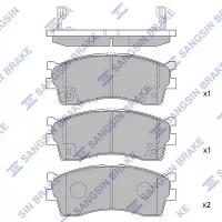 HI-Q SP1113 (0K2N13328Z / 0K2N13328ZA / 0K2N13328ZA_NG) колодки дисковые п.\ Clarus (Кларус) 1.8i-2.0i 99-00 / Carens (Каренс)