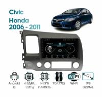 Штатная магнитола Wide Media для Honda Civic 2006 - 2011 / Android 9, 9 дюймов, WiFi, 1/32GB, 4 ядра