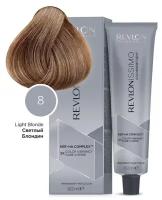 Краска для волос Revlon Professional Coloring Hair Revlonissimo Colorsmetique Care & Shine, Краситель с гиалуроновой кислотой перманентный. Перманентный Краситель с Гиалуроновой кислотой, Гарантия Результата Окрашивания + Уход за Волосами, 8