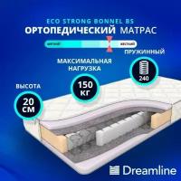 Матрас ортопедический 160х200 жесткий для большого веса Eco Strong BS-120