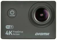 Автомобильный видеорегистратор Digma FreeDrive Action 4K WiFi