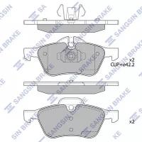 HI-Q SP2243 колодки дисковые передние\ Mini (Мини) Mini (Мини) cooper / one 1.4i / 1.6i / 1.4d 01