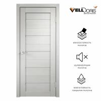 Дверь межкомнатная VellDoris DUPLEX глухое, дуб белый, 800x2000, LR, без врезки замка и петель