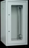 IEK LINEA E ITK Шкаф LINEA E 18U 600х600мм двери 2шт стеклянные и металлические серый LE35-18U66-GM