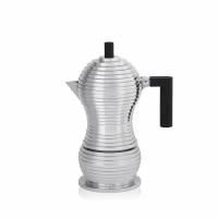 Гейзерная кофеварка illy Alessi Pulcina 3 Cup (Black)