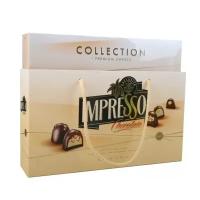 Набор конфет Impresso Collection шоколадный ассорти бежевый, 424гр