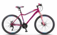 Велосипед женский STELS Miss-5000MD 26" 21-ск. рама 18". Фиолетовый/розовый LU089362