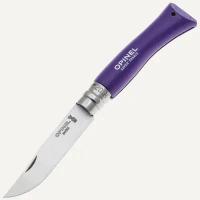 Opinel Нож складной Opinel Trekking №7 VRI INOX 8см фиолетовый Граб / нерж.сталь