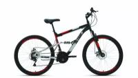 Велосипед Altair MTB FS 26 2.0 disc красный, черный 26 " 16.0 " 2021 года