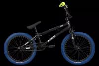 Велосипед Stark'24 Madness BMX 2 черный матовый/серебристый/темно-синий