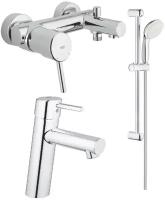 Комплект смесителей Grohe Concetto 32211001 + 23451001 + 27853001