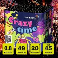 Батареи салютов CRAZY TIME M0881, 0,8"/49 залпов